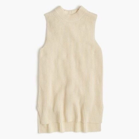 J. Crew Cream Sleeveless Sweater - Picture 5 of 9